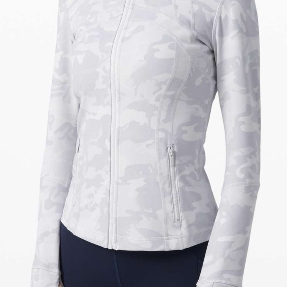 lululemon athletica light gray utility jacket